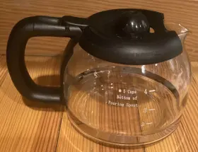 103743 Farberware 5 Cup Coffee Maker Replacement Part Glass Carafe And Lid