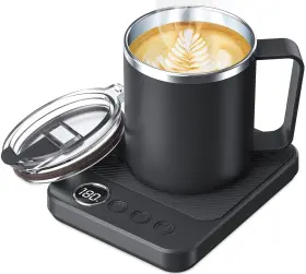 Felibeaco 714955195550 Coffee Mug Warmer And Set For Desk Electric 36w Cup With Auto