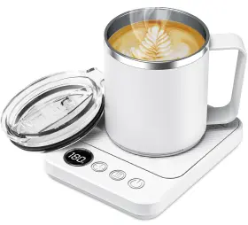 Fb-cmws-w01 Felibeaco Coffee Mug Warmer And Set For Desk Electric Cup With 16oz He