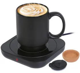 Mws-f01bl Felibeaco Coffee Mug Warmer And Set For Desk Electric 36w Cup With 15o