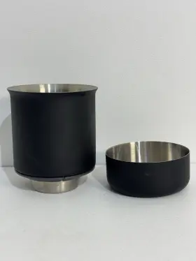 93073305 Fellow Stagg Dripper Pour Over Coffee Maker Matte Black Stainless Steel