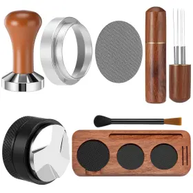 Sty-ferrochef-1314 Ferrochef 7 Pcs Espresso Accessories Kit 51 Mm Coffee Tamper Set Ma