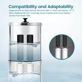 Fl-bf7990 Filterlogic Nsf/ansi 372 Certified Water Filter Replacement For Berkey #2