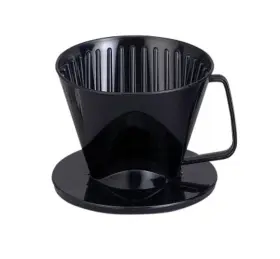 67177 Fino Pour-over Coffee Brewing Filter Cone Number 1-size Black Brews 1 To