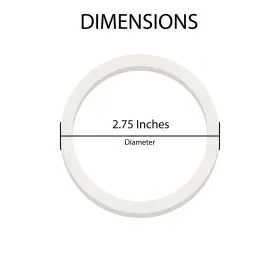 Fino 781723220769 Replacement Gasket For 6cup Stovetop Espresso Coffee Maker Silicone Set Of 4 #3