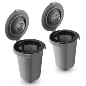Crfc-002p Firjoy Reusable Filter Cup For Cuisinart Gray 2 Pack