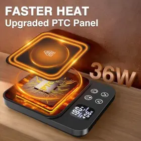 1-12h Foshan Siato Conduction Technology Co Ltd A315 Mug Warmer Coffee For Desk With Auto Shut Off 4 Temp Black-new #2