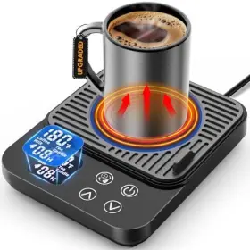 1-12h Foshan Siato Conduction Technology Co Ltd A315 Mug Warmer Coffee For Desk With Auto Shut Off 4 Temp Black-new