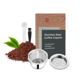 F-597320 Fovnot Stainless Steel Coffee Capsules Reusable Espresso For K Fee Pods Re