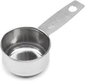 5140 Fox Run Coffee Measure Scoop 1 X 1.75 3.75 Inches Metallic