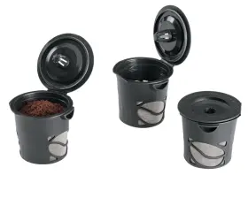 Zb6826 Fox Valley Traders Single-serve Reusable Coffee Filters Set Of 3