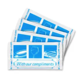 Fresh Towel Inc. 869872000262 Individually Wrapped Moist Towelettes - 1 Box Of 100 Hand Wipes