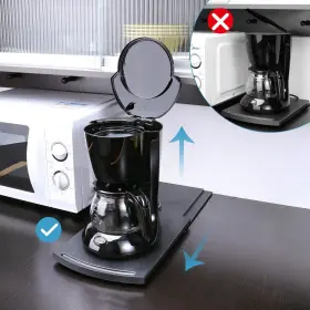 Gagaya 788410026482 Handy Sliding Tray For Coffee Maker Kitchen Appliance Moving Caddy Cou #2