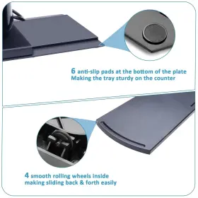 Gagaya 788410026482 Handy Sliding Tray For Coffee Maker Kitchen Appliance Moving Caddy Cou #3