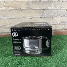 106652r Ge 12-cup Replacement Carafe Coffee Pot Clear With White Handle Model