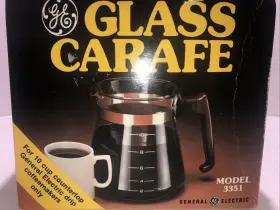 3351 Ge Glass Coffee Carafe Model 10 Cup General Electric Drip Nos Open Box