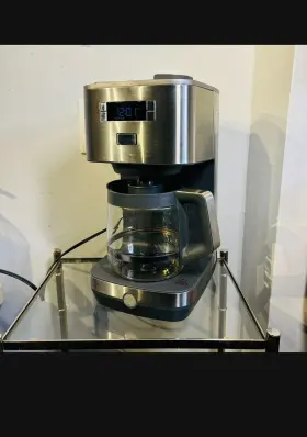 G7cdaasstss Ge Drip Coffee Maker With Timer 12-cup Glass Carafe Pot Adjust