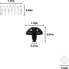 Geain 445033918923 Coffee Machine Brewing Basket Bottom Spring Loaded Stopper Kits Fits For Mr. Cof #2