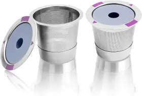 Geeankok 313105752706 2 Pack K Cup Reusable Coffee Pods For Keurig Stainless Steel Refillable