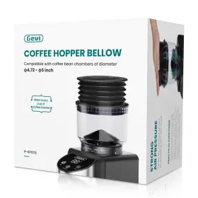 P-ep076 Gevi Coffee Hopper Bellow With Conical Burr Grinder And Espresso Machines Si