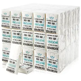 Gisgfim Mm3017 120 Pack Motivational Tissue Inspirational Pocket Tissues Packs Travel Size 3