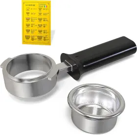 Gladwise 445035580555 Oem Gaggia Bottomless Portafilter 58mm - Authentic Italian With 3 Cu