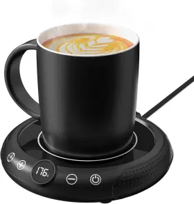 Ms25 Gniyuix Coffee Mug Warmer With Set - Cup For Desk Auto Shut Off Smart Electr