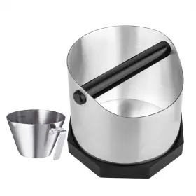Gocoffun 726634679800 Coffee Knock Box Large Capacity Espresso With Non-slip Base Coffe