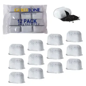 Goldtone 788643920670 Replacement Charcoal Water Filter Cartridges For Breville Coffee Makers And Bre