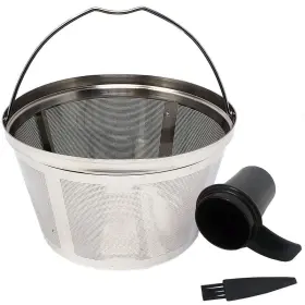 Goldtone 788643924289 Stainless Steel Coffee Filter - 8-12 Cup Basket Reusable Metal Filte