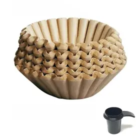 Goldtone 788643925682 Unbleached Paper Coffee Basket Filters 100 Pack Brown 8-12 Cup