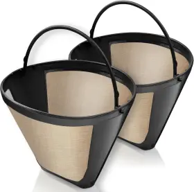 Goodcups 445056417465 2 Reusable Cone Coffee Filters For Cuisinart Makers Compatible With 10-1