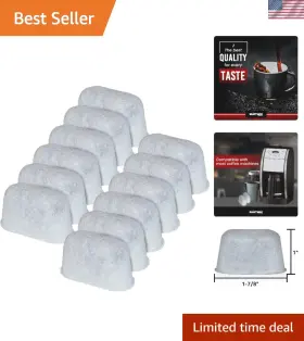 Goodcups 736952222138 12 Charcoal Water Filters For Coffee Makers - Fits All Models Replacement Pack