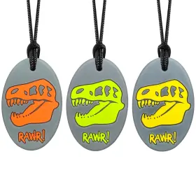 Goodcups 744110566925 Xtra Tough Xt Dino Sensory Chew Necklace For Kids Boys Or Girls - Chewing Nec