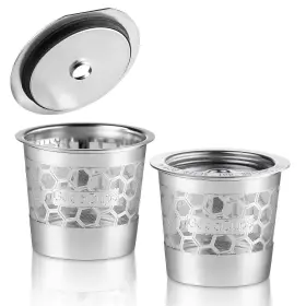 Goodcups 749460393177 2-pack 304 Stainless Steel Reusable K-cup Pods Coffee Filters For Keurig K-ex