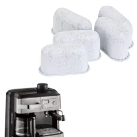 1043703 Gosknor 5pcs Activated Charcoal Coffee Maker Filter Replacement Compatible With Delo
