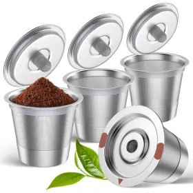 Greatchi 722929837689 Reusable K Cups Stainless Steel For Keurig Coffee Pods