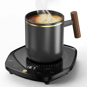 Hq-cm-p001 Guodun Armor Coffee Mug Warmer For Desk Candle Plate Auto Shut Off Tea Espresso Be