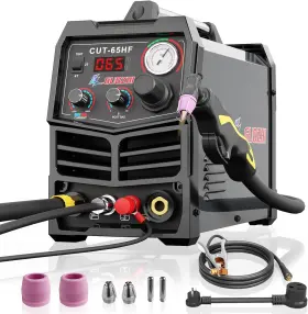 Gz-cut65hf Guozhi Plasma Cutter 65amp Non-touch Pilot Arc Dual Voltage 1