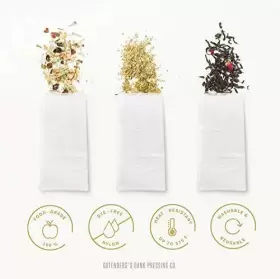 Gutenbergs Dank Pressing Co. 672975278182 Tough Tea Filter Bags 10-100 Packs Nylon All Micr #2