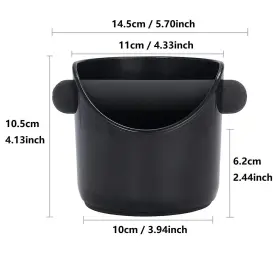 Habiwell 786468857591 Espresso Knock Box 4.4 Inch Shock-absorbent Durable Barista Style Coffee Knoc #3