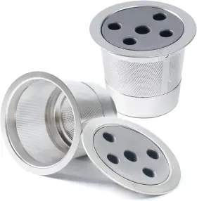Hailasre 313047548528 2 Pack Stainless Steel Reusable K Cups For Eurig Supreme And Plus Five