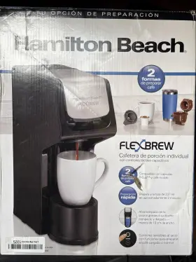 Hamilton Beach 040094499007 Flexbrew Single Serve Coffee Maker With Capacitive Touch Controls