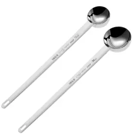 66gatnq1 Hariendny 577277 3 2pcs 1 Tablespoon 2 Coffee Scoop Stainless Steel One Size Silver