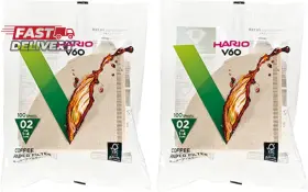 Hario 711181166156 V60 Paper Coffee Filter Size 02 Natural 200ct