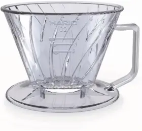 Ped-02-t Hario Pegasus Flat Bottom Dripper Size 02 Clear