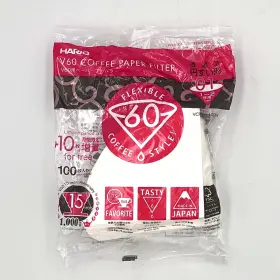 Vcf-01-100w Hario 100 Coffee Filters V60 1-2 Cup Made In Japan