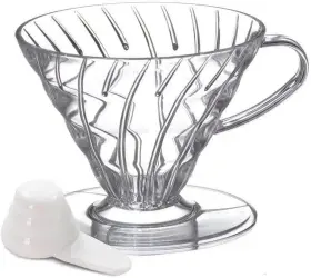 Vd-01t Hario V60 Plastic Coffee Dripper Size 01 Clear