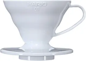 Vd-01w Hario V60 Plastic Coffee Dripper Size 01 White