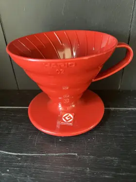 Vdr-02-r Hario 1305-2 Plastic Coffee Dripper Red Size 02 For 1-4 Cups #2